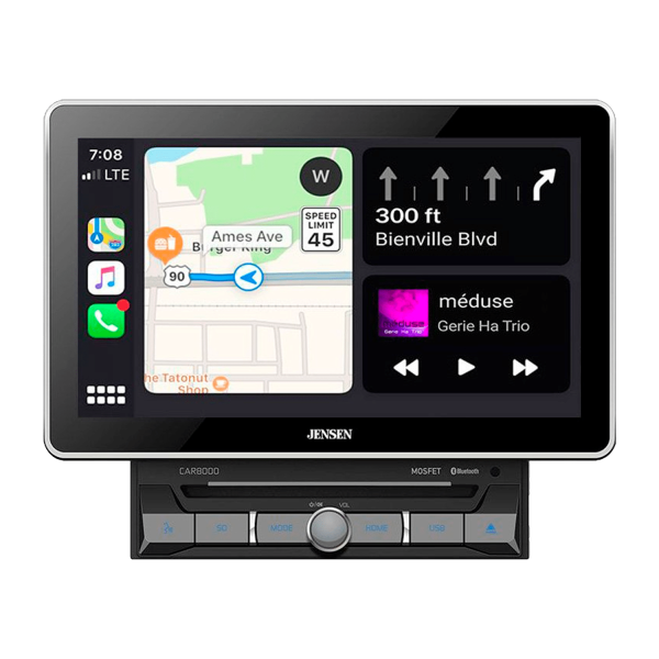 Đầu thu đa phương tiện CD/DVD 10,1 inch với Apple CarPlay và Android Auto – CAR8000